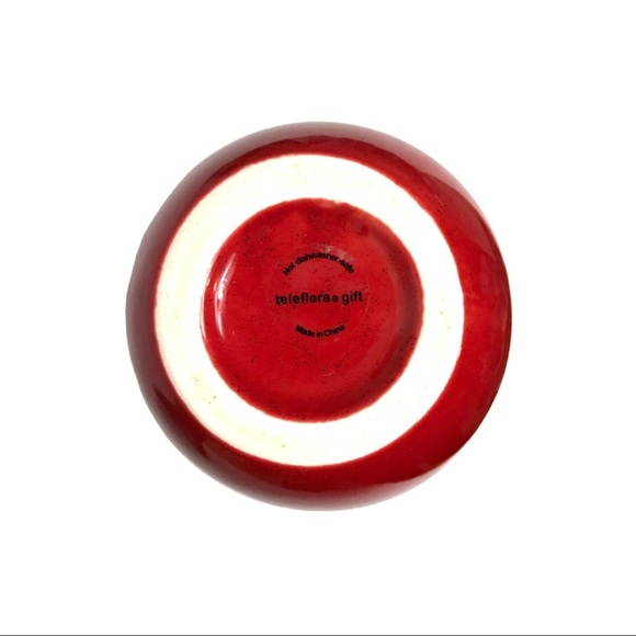 Teleflora's Charmed in Love Red & White Ombré Vase - Picture 4 of 14